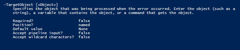 TargetObjectParameter